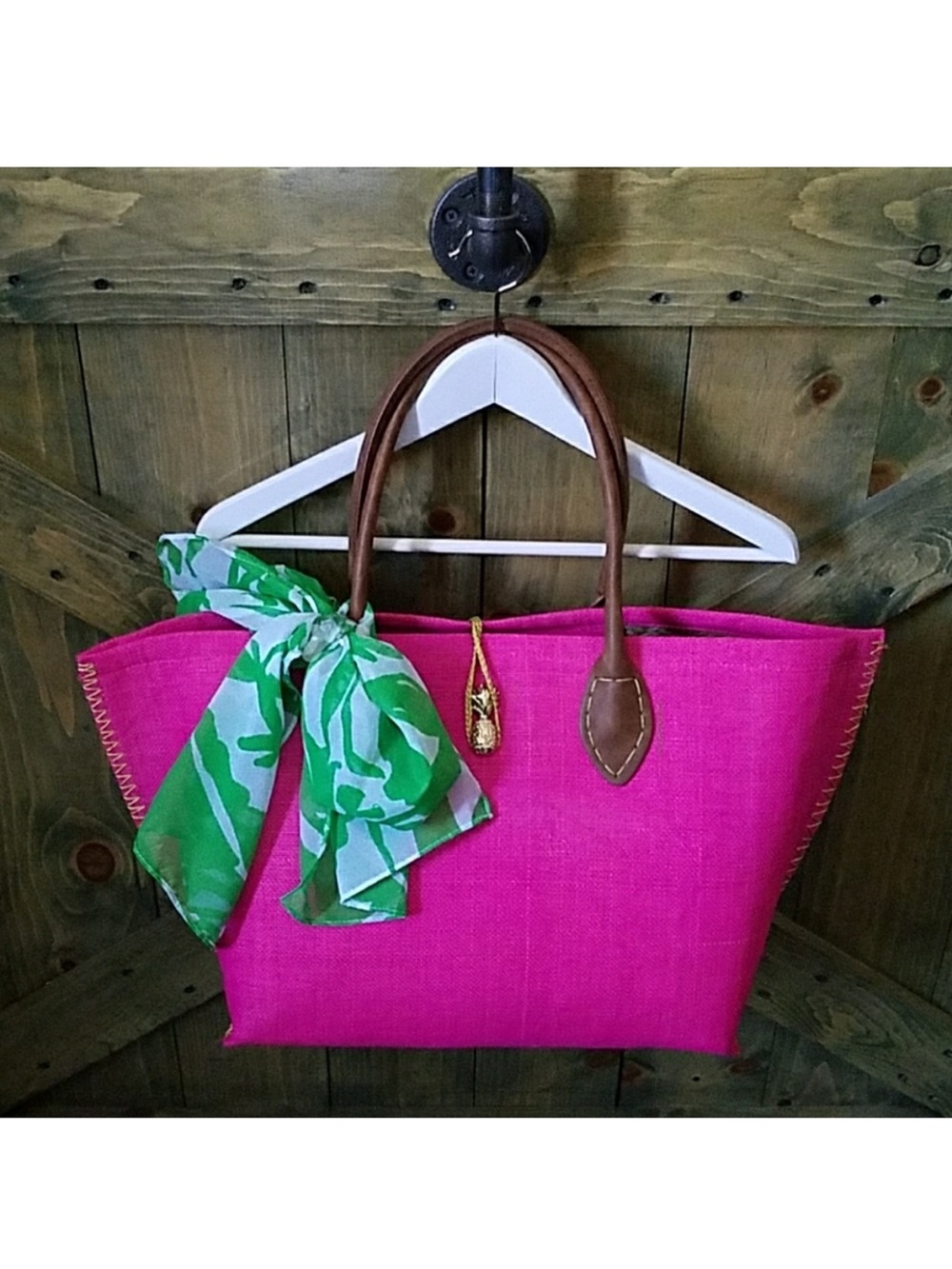 Lilly Pulitzer Straw Tote